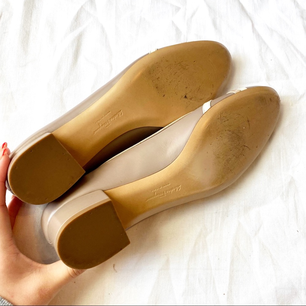 SOLD Salvatore Ferragamo GAMY Flats Size 8.5 - Picture 10 of 13